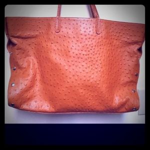 Furla alligator leather tote
